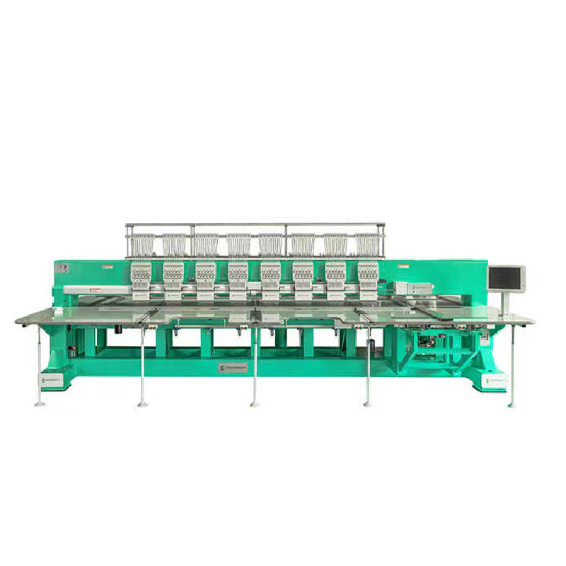 High Speed Computerized Flat 6 Head 15 needles Embroidery Machine used industrial embroidery machine