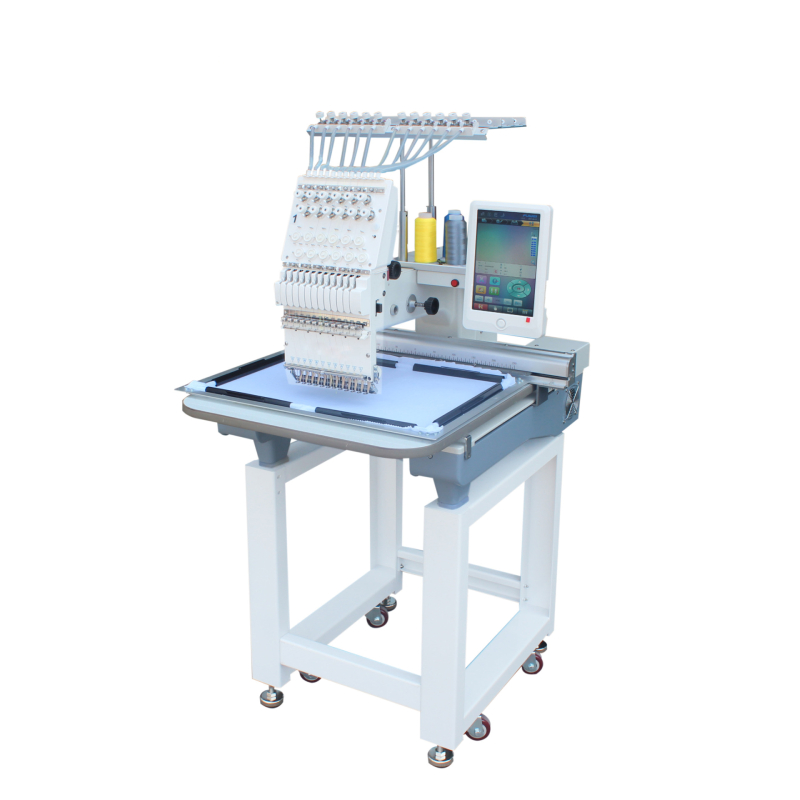 Single Head Computerized Embroidery Machine for T shirt logo label multifunction embroidery machines