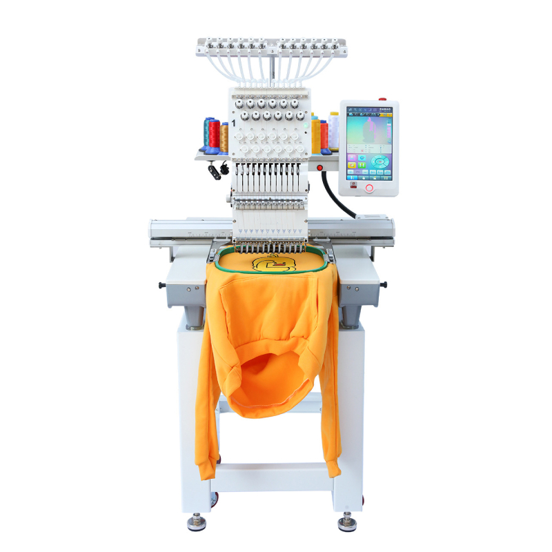 12/15 Needles Computerized Hat T Shirt Embroidery Machine Home embroidery Machines
