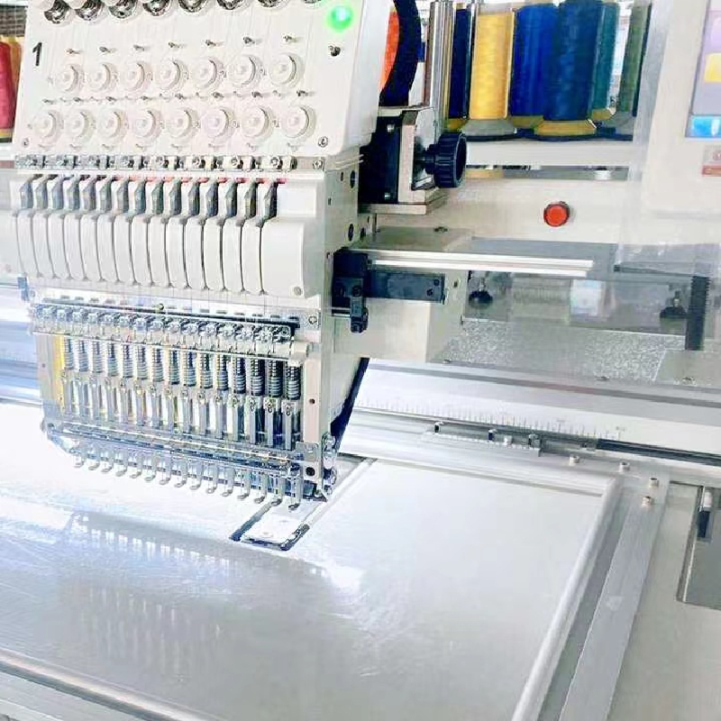 old embroidery machine factory